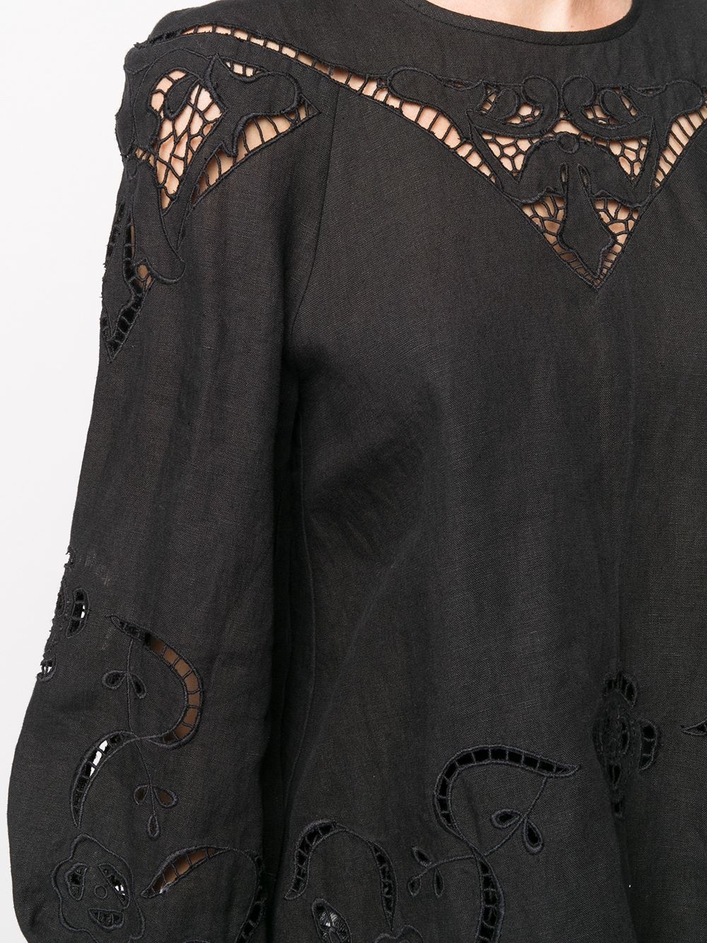 lace detail blouse - 5