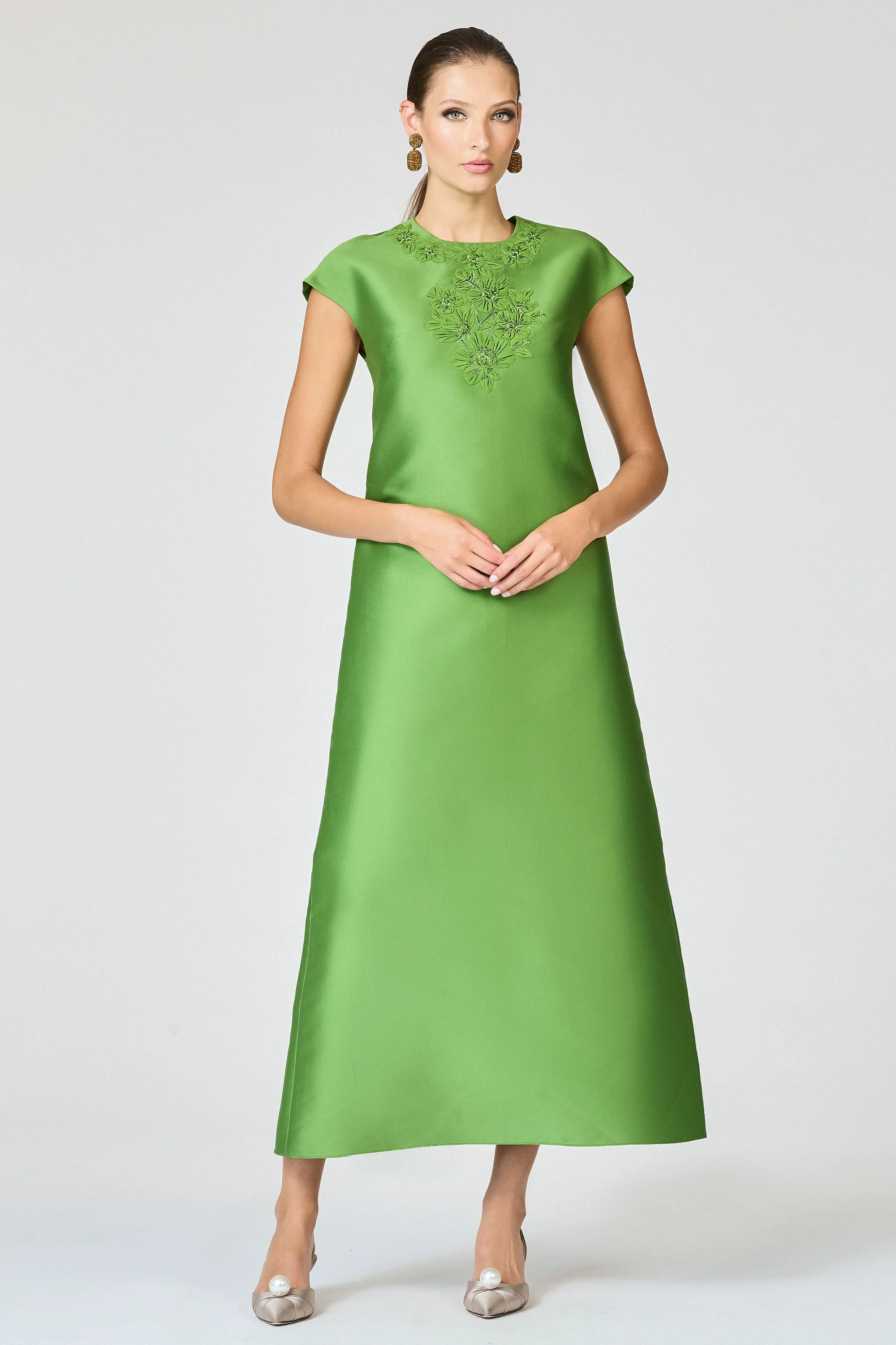 GWENDOLYN GOWN - GREEN GARNET - 1