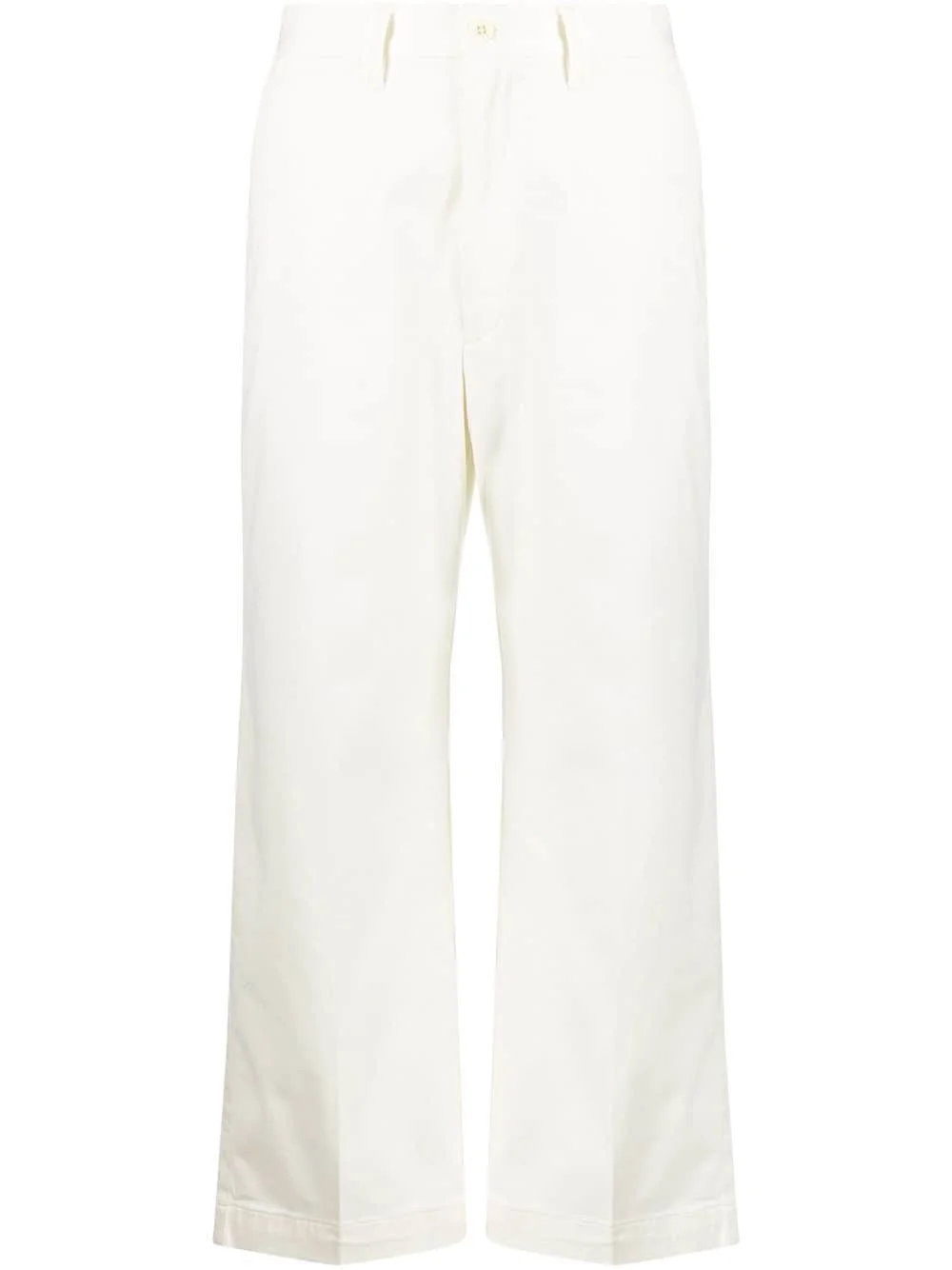 cropped flared trousers - 1