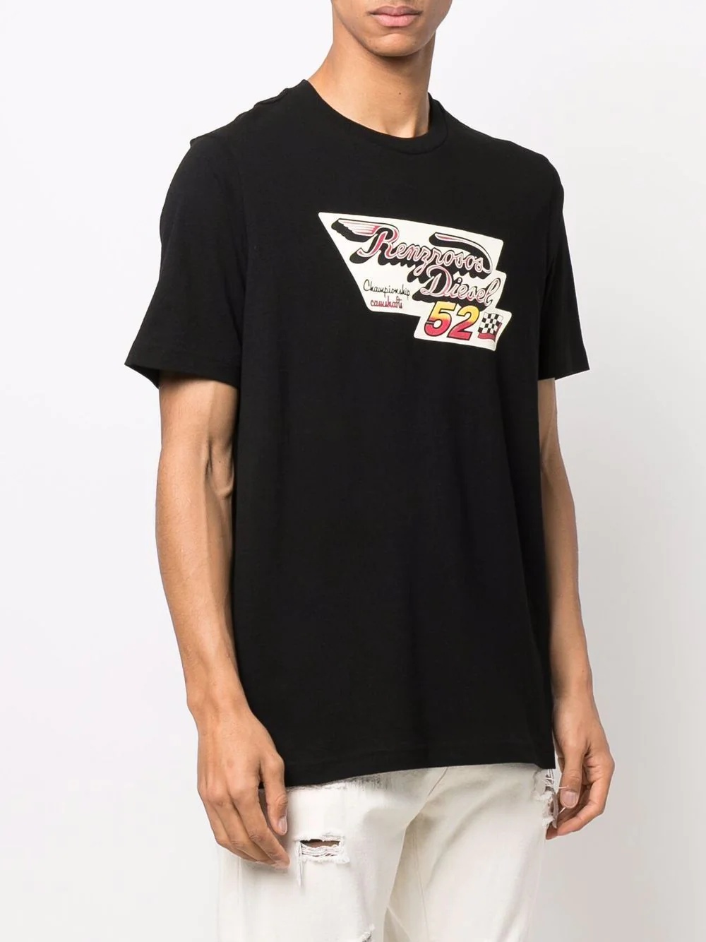 logo-print short-sleeved T-shirt - 3