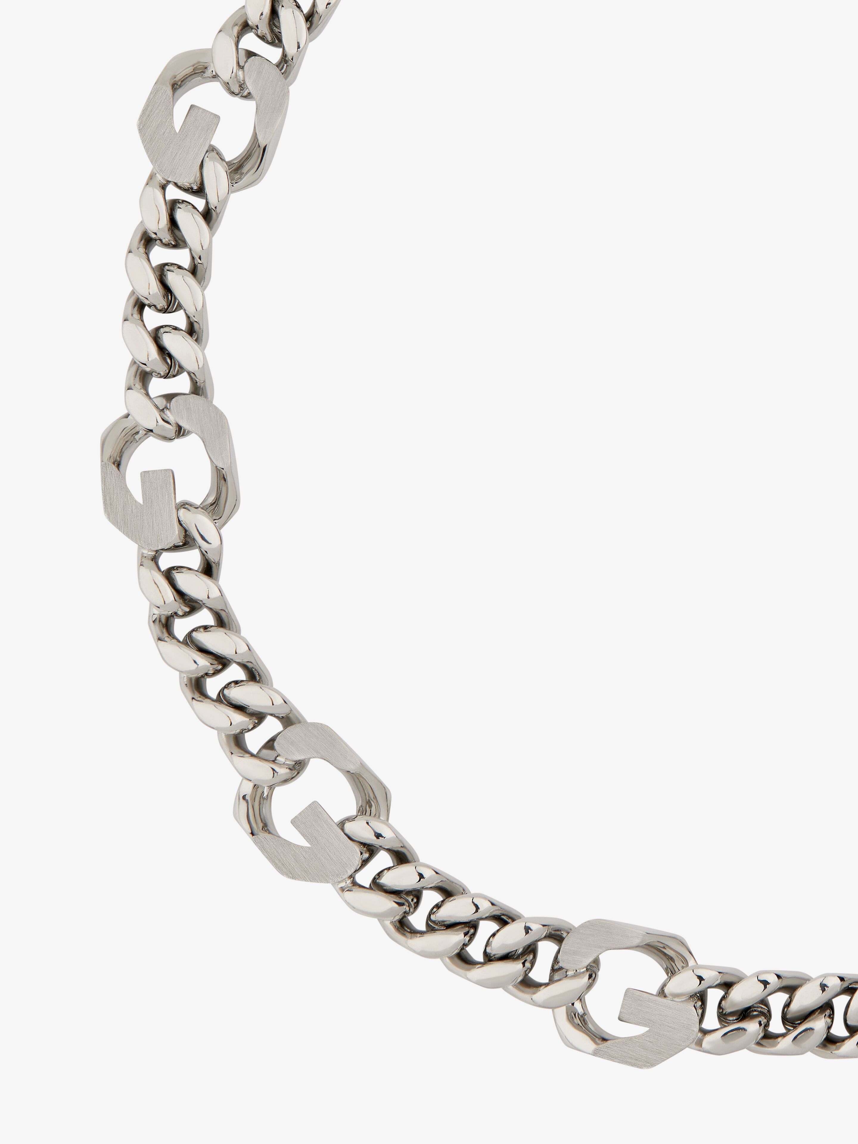 G CHAIN NECKLACE IN METAL - 3