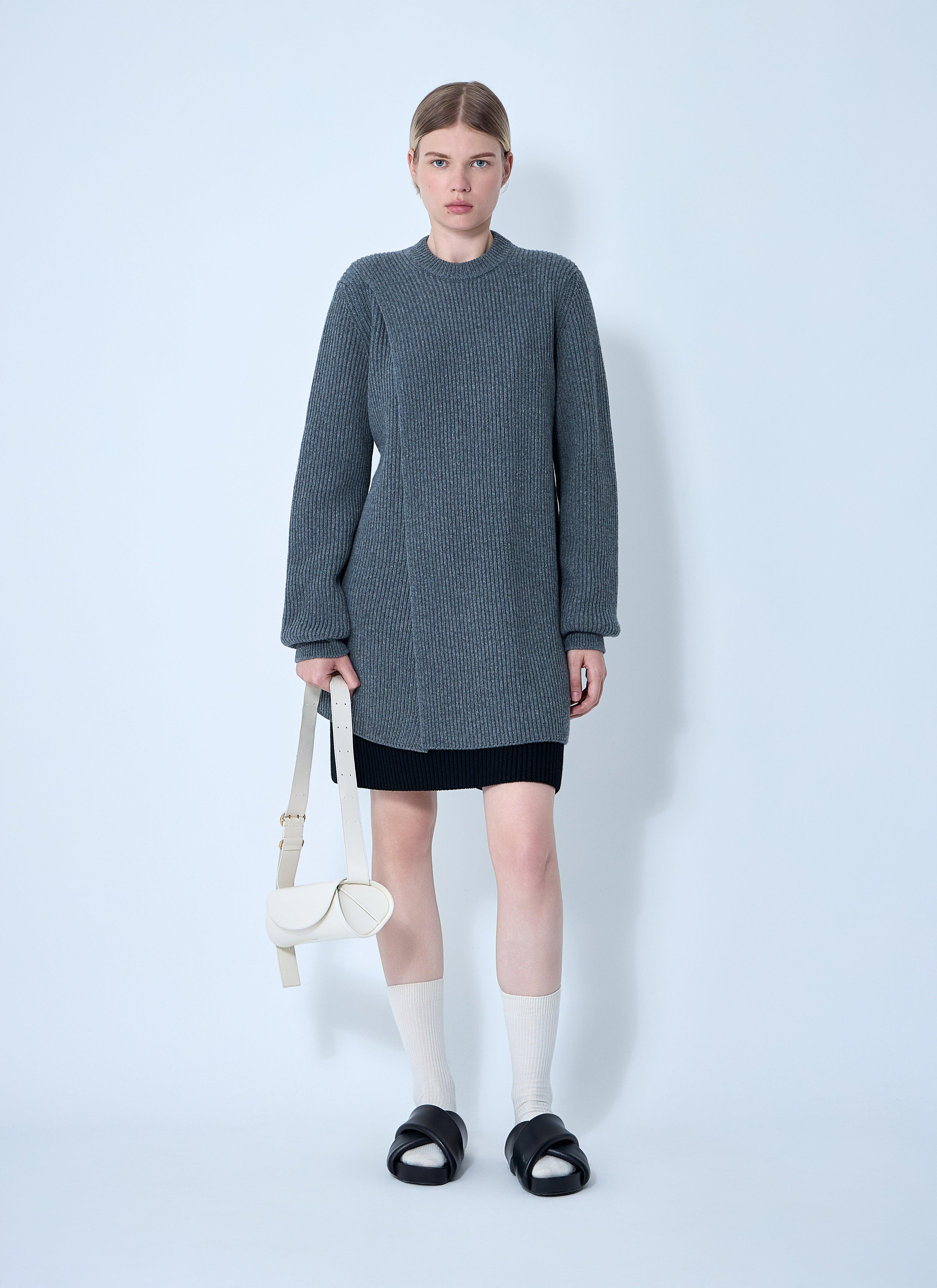 Jil Sander Women Overlapped Panel Sweater - 2