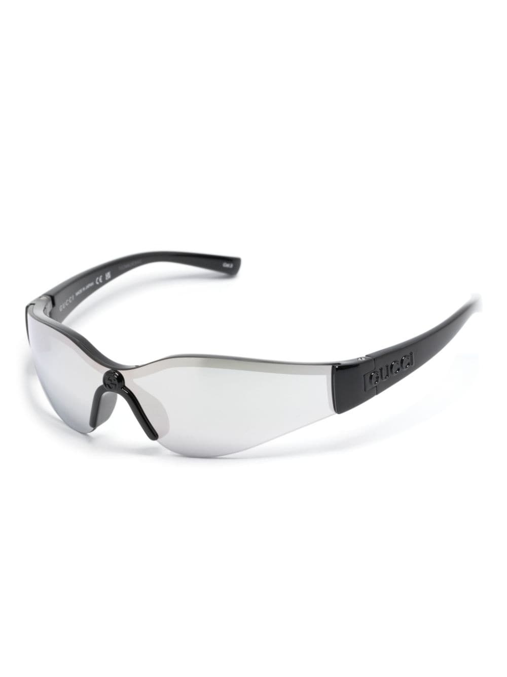 Interlocking G shield-frame sunglasses - 2