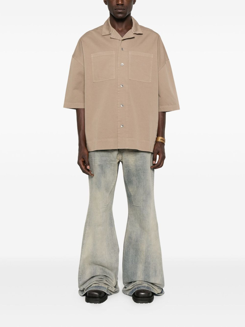Rick Owens DRKSHDW double-pocket short-sleeve shirt outlook