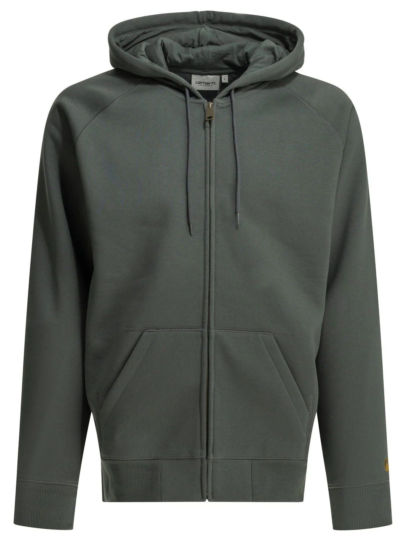 Carhartt WIP Hooded Chase Zip Sweatshirt Blue - 1