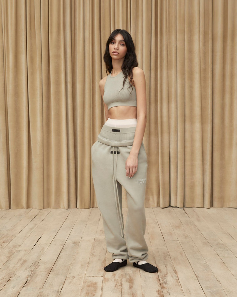 ESSENTIALS Womens Knit Rib Sport Tank outlook