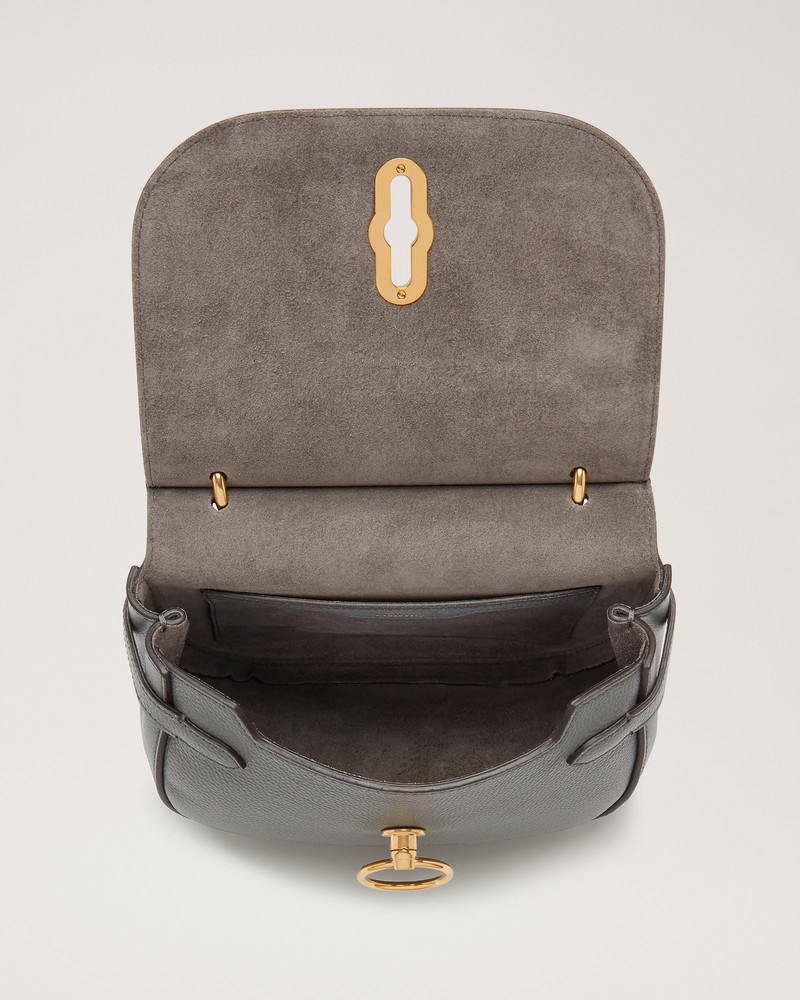 Small Amberley Satchel Charcoal Small Classic Grain 4