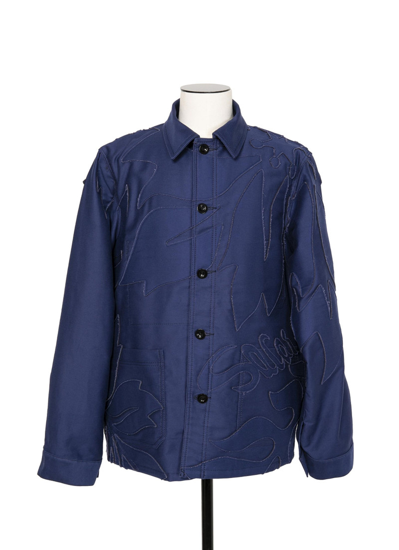Moleskin Embroidered Patch Jacket 1