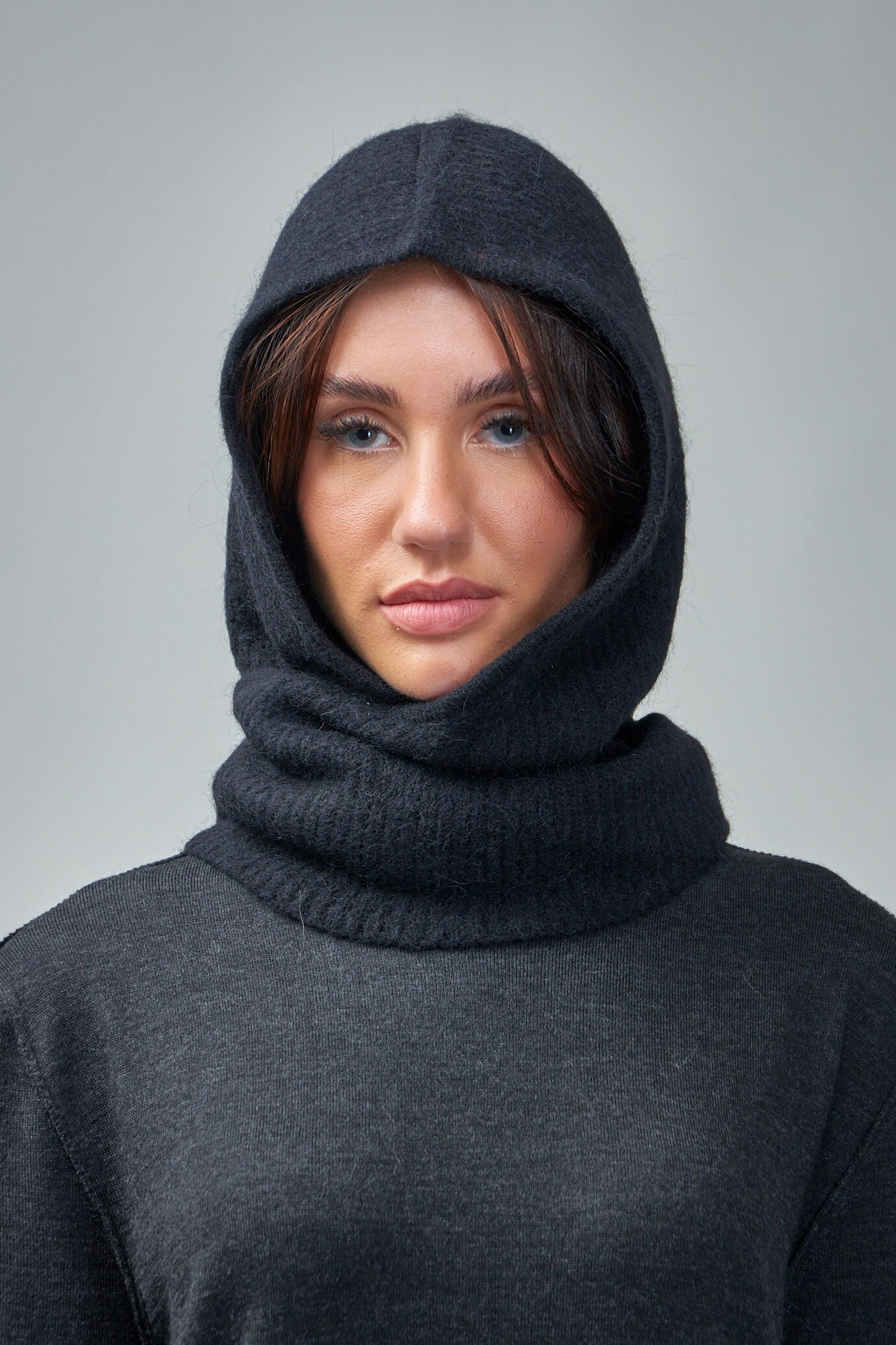 【関税＆送料込み】Ganni Wool Balaclava Almond Milk Brown Soft Wool Balaclava | GANNI US