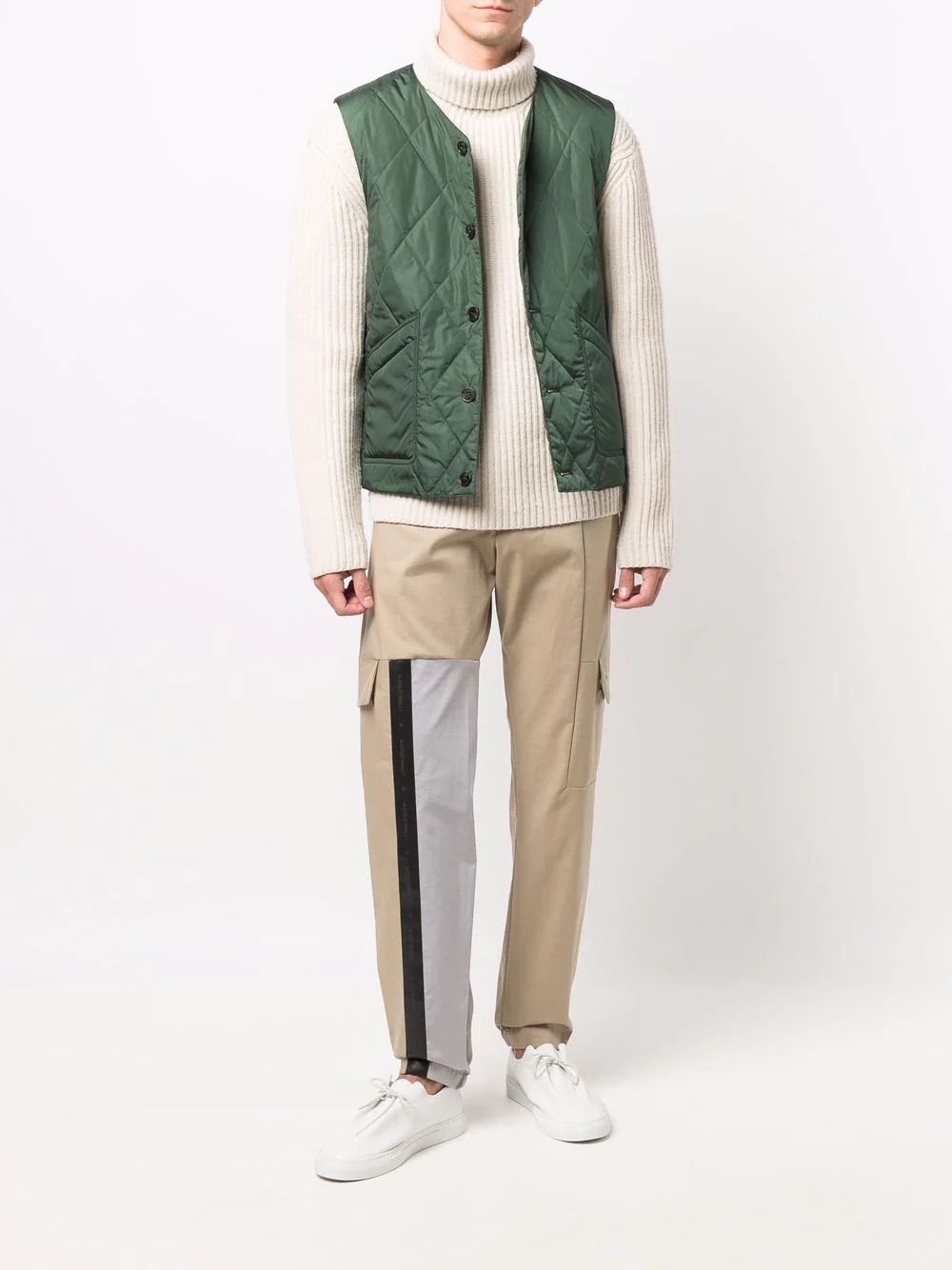 A-COLD-WALL* multi-panel straight-leg trousers - 2
