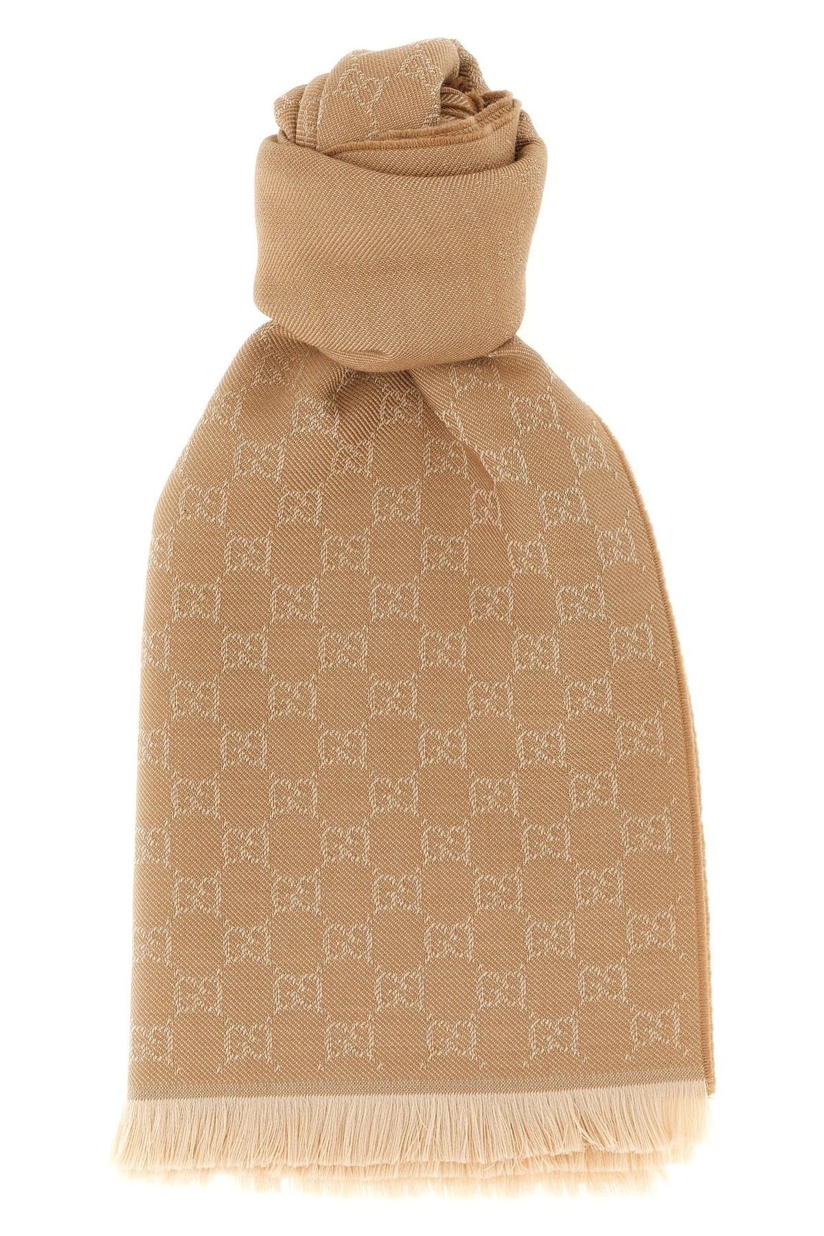 GG wool scarf - 1