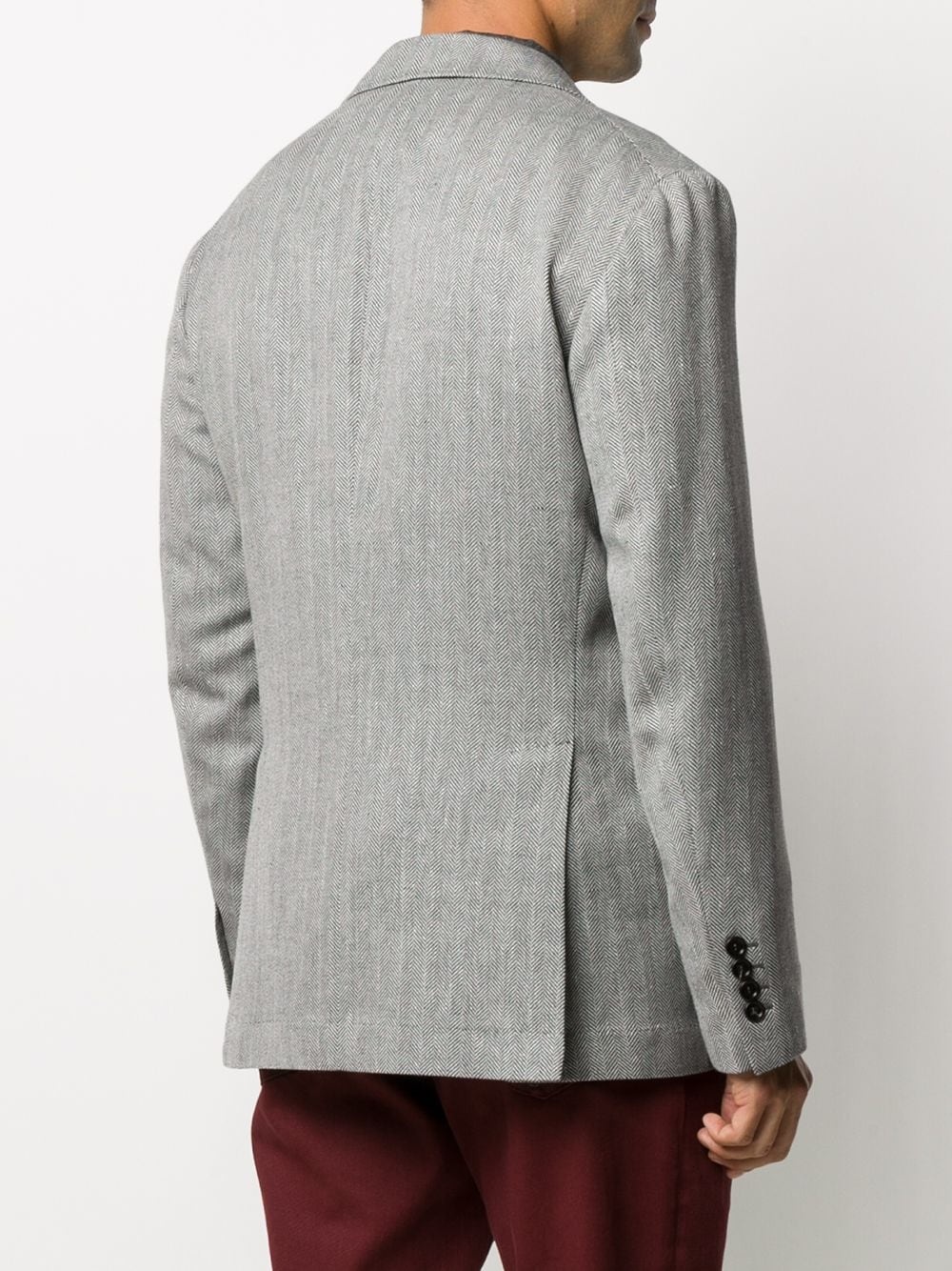 grey long-sleeve jacket - 4