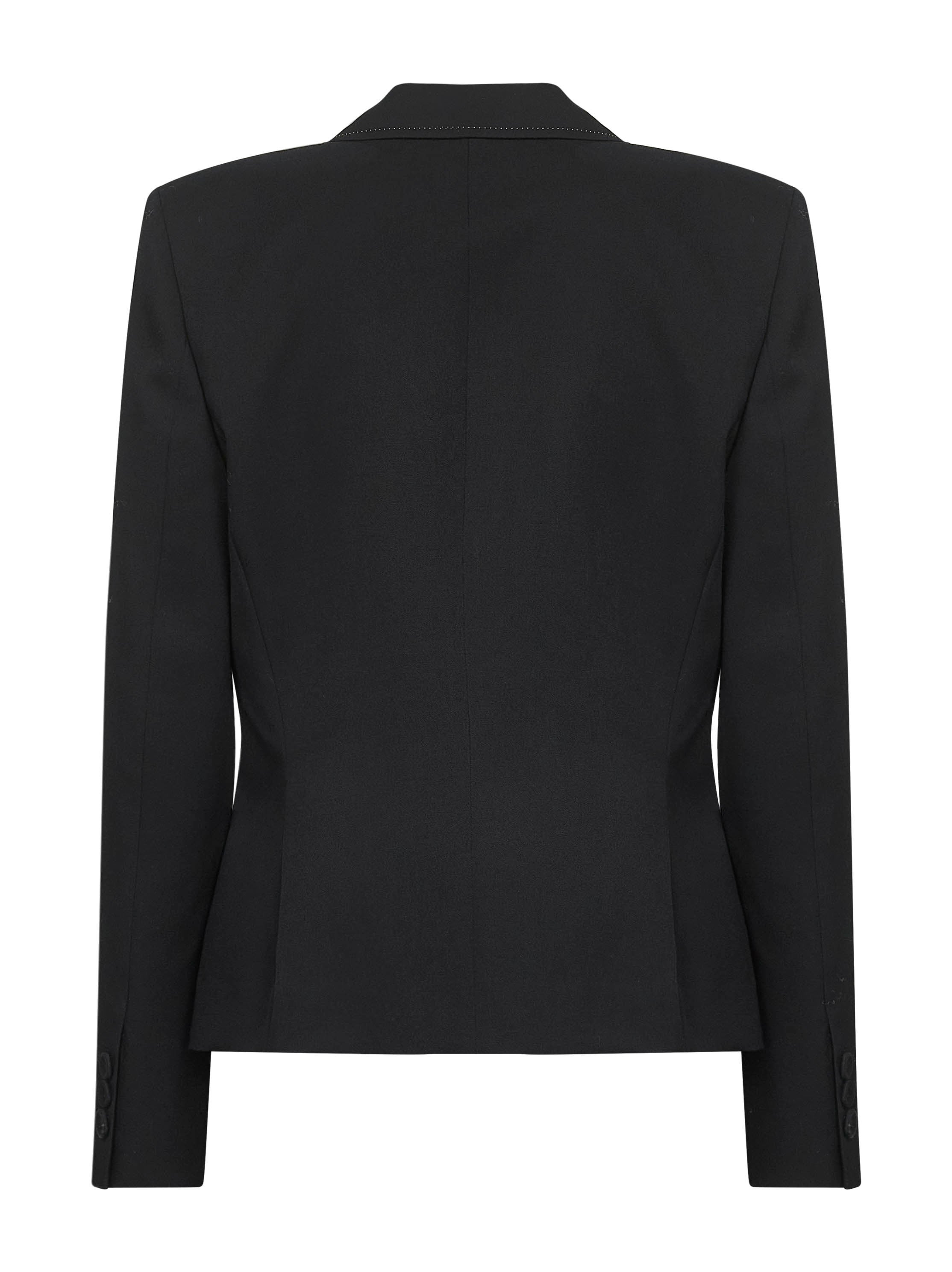 Marni Women Black Wool Single-Breasted Blazer - 2