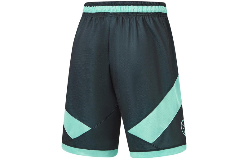 Li-Ning Li-Ning Wade Loose Fit Basketball Shorts 'Blue Mint Green' AAPT535-11 outlook