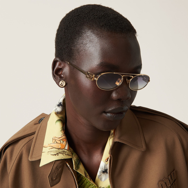 Miu Miu Metal earrings outlook