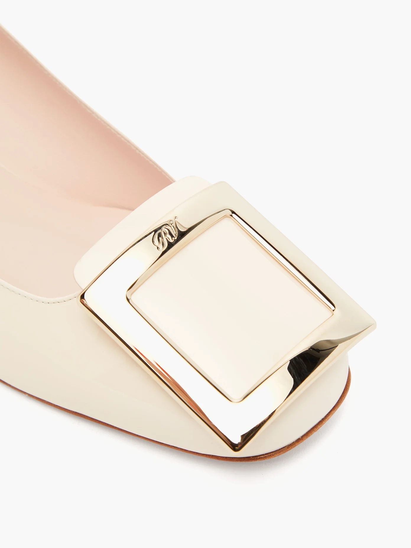 Très Vivier buckle patent-leather pumps - 6