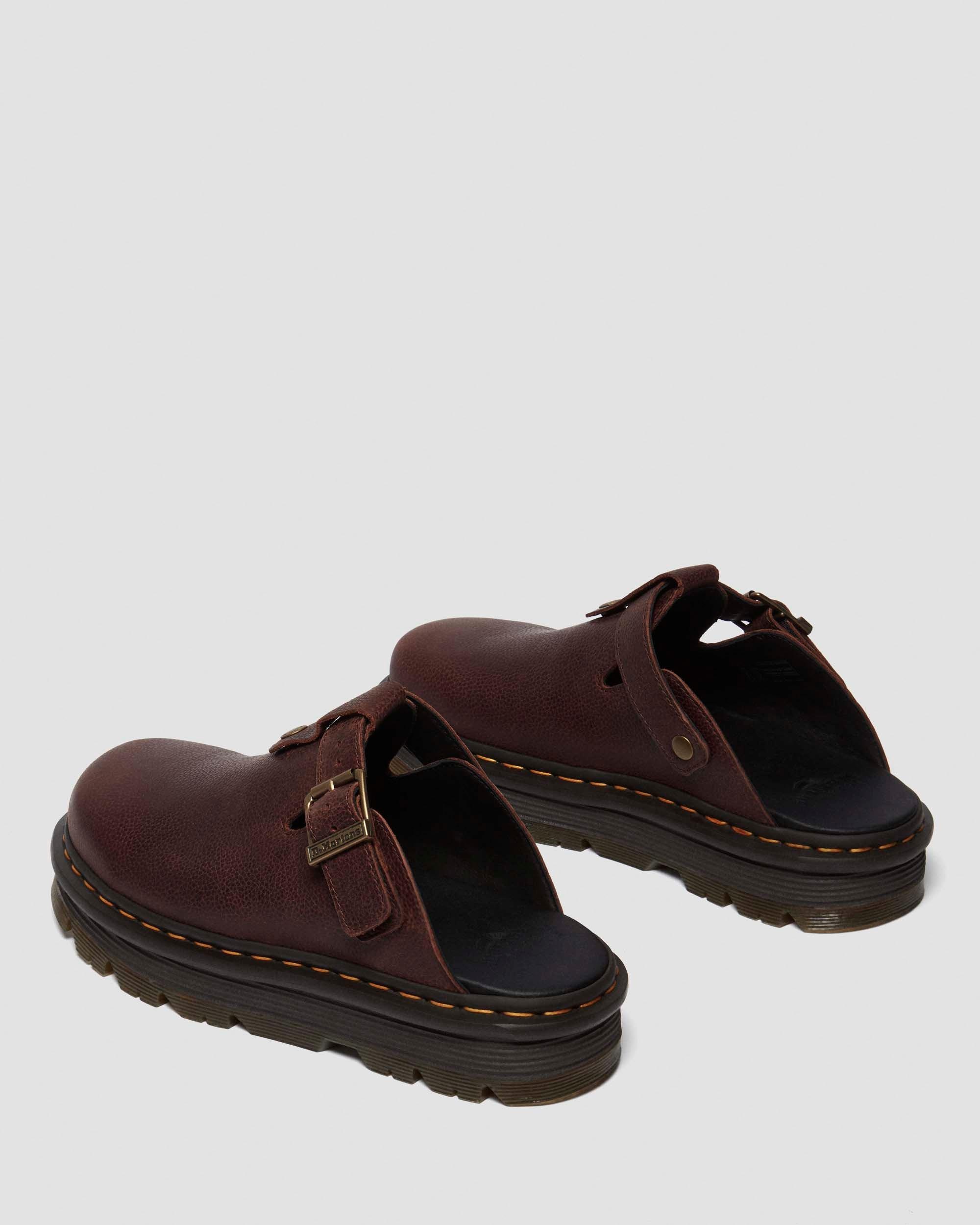 Zebzag Rustique Leather platform mules - 9
