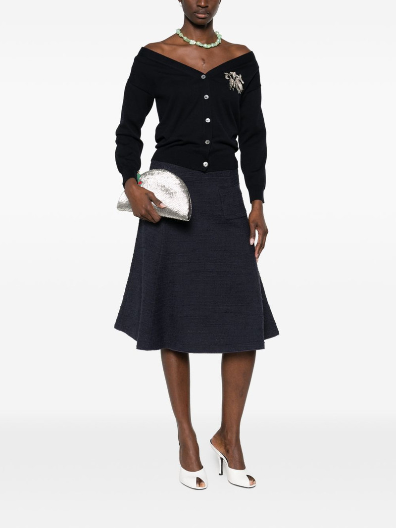 N°21 off-shoulder cardigan outlook