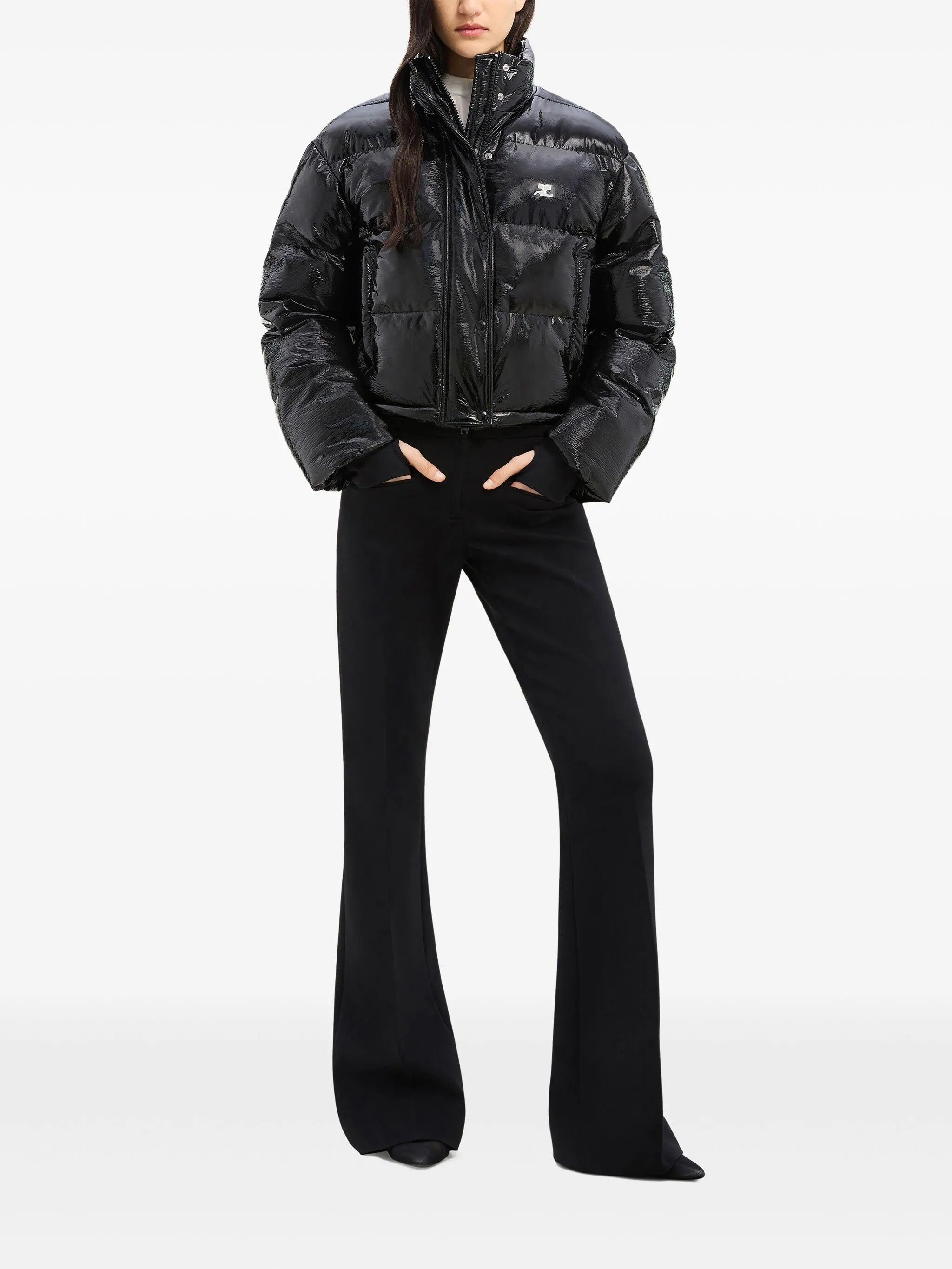 Courrèges Vynil Logo-print Puffer Jacket - 5
