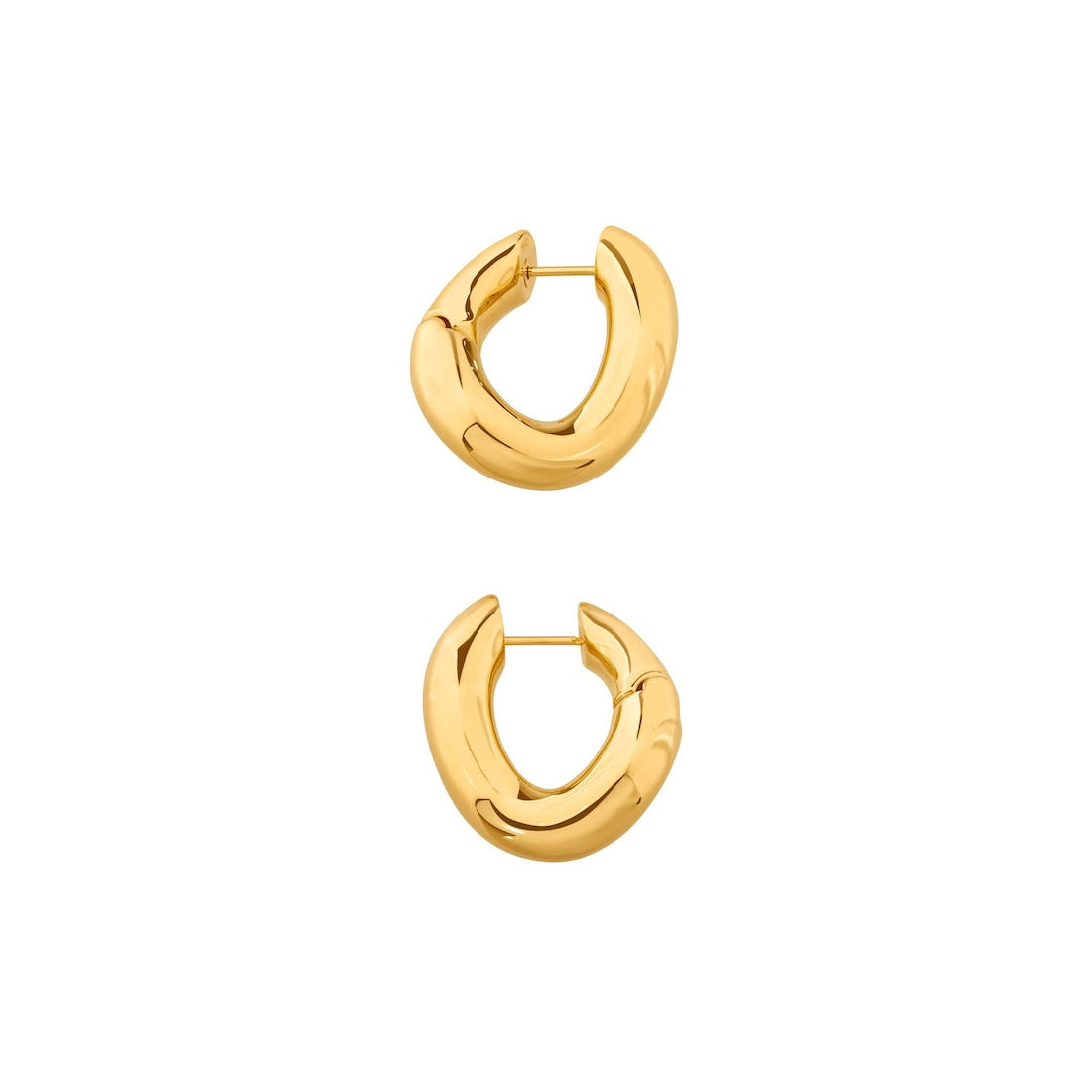 Women's Loop Earrings in Gold - 2