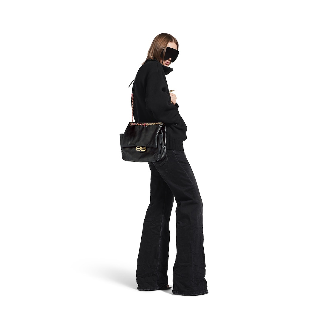 Women's Darling Chain Bag Medium in Black - 7