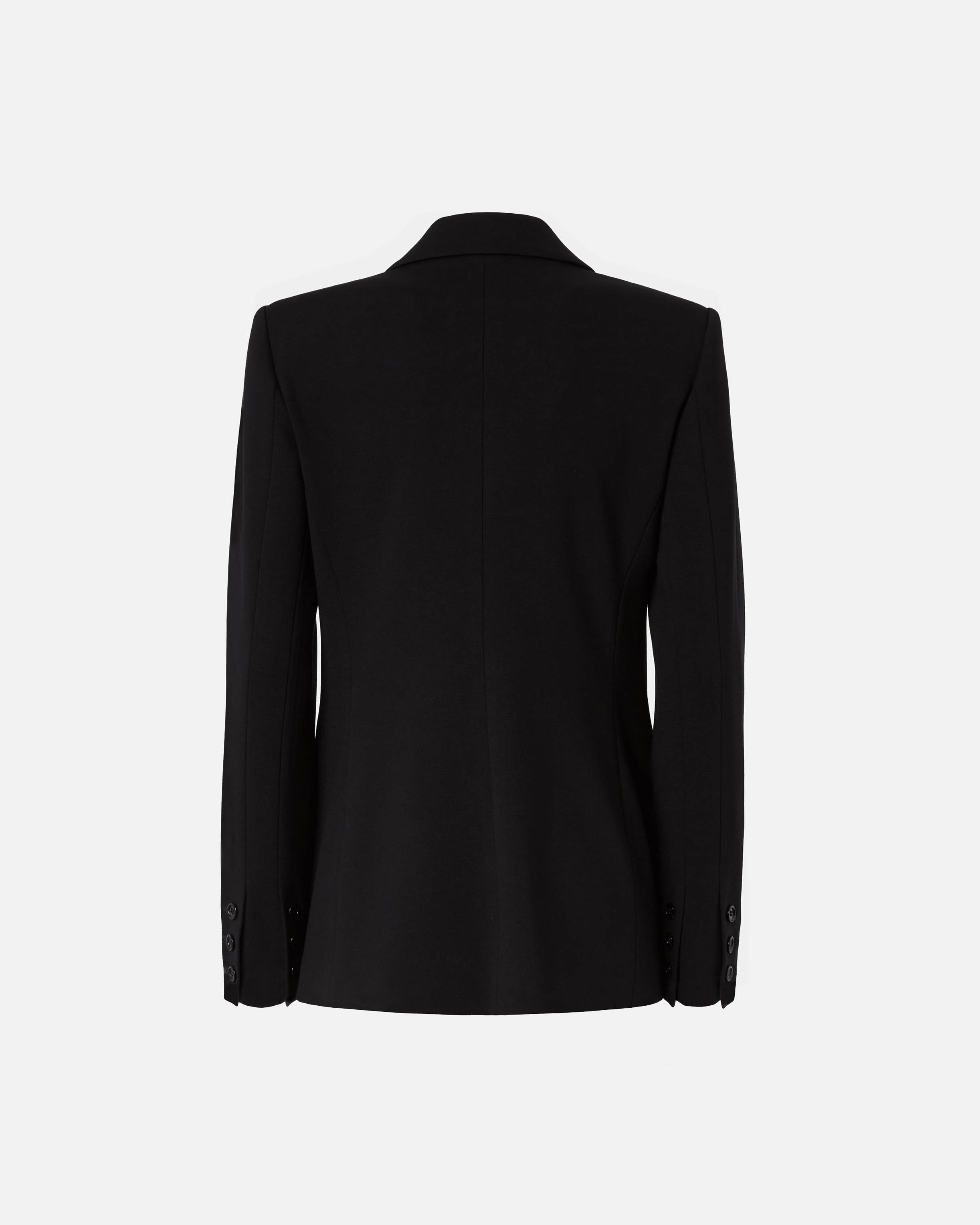 SINGLE-BREASTED BLAZER WITH STRUCTURED SHOULDERS - 6