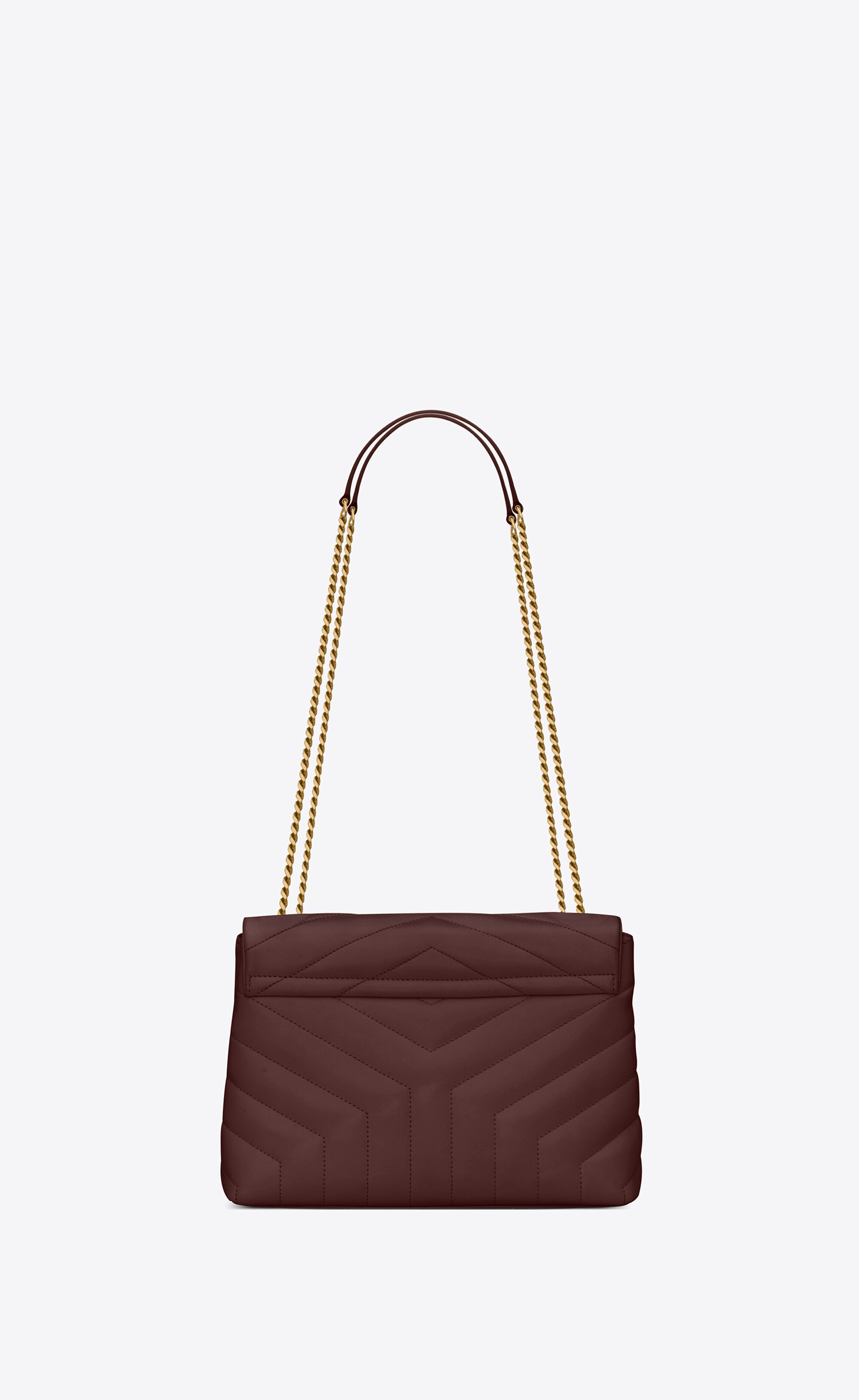 loulou small chain bag in matelassé "y" leather - 3