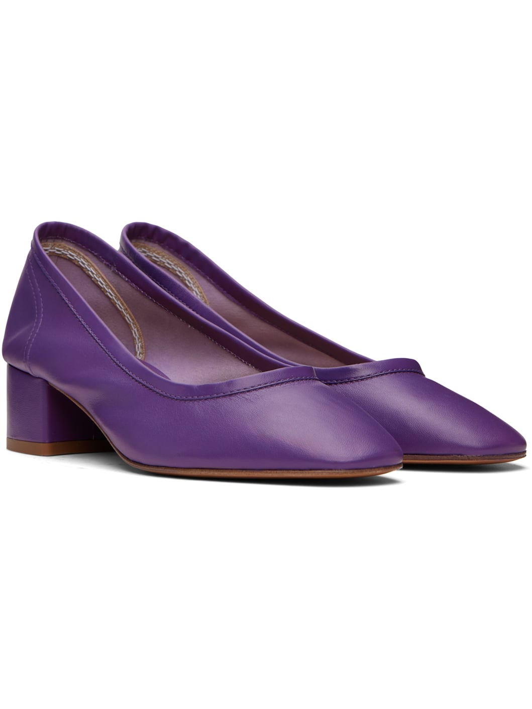 Purple Roberta Heels - 4