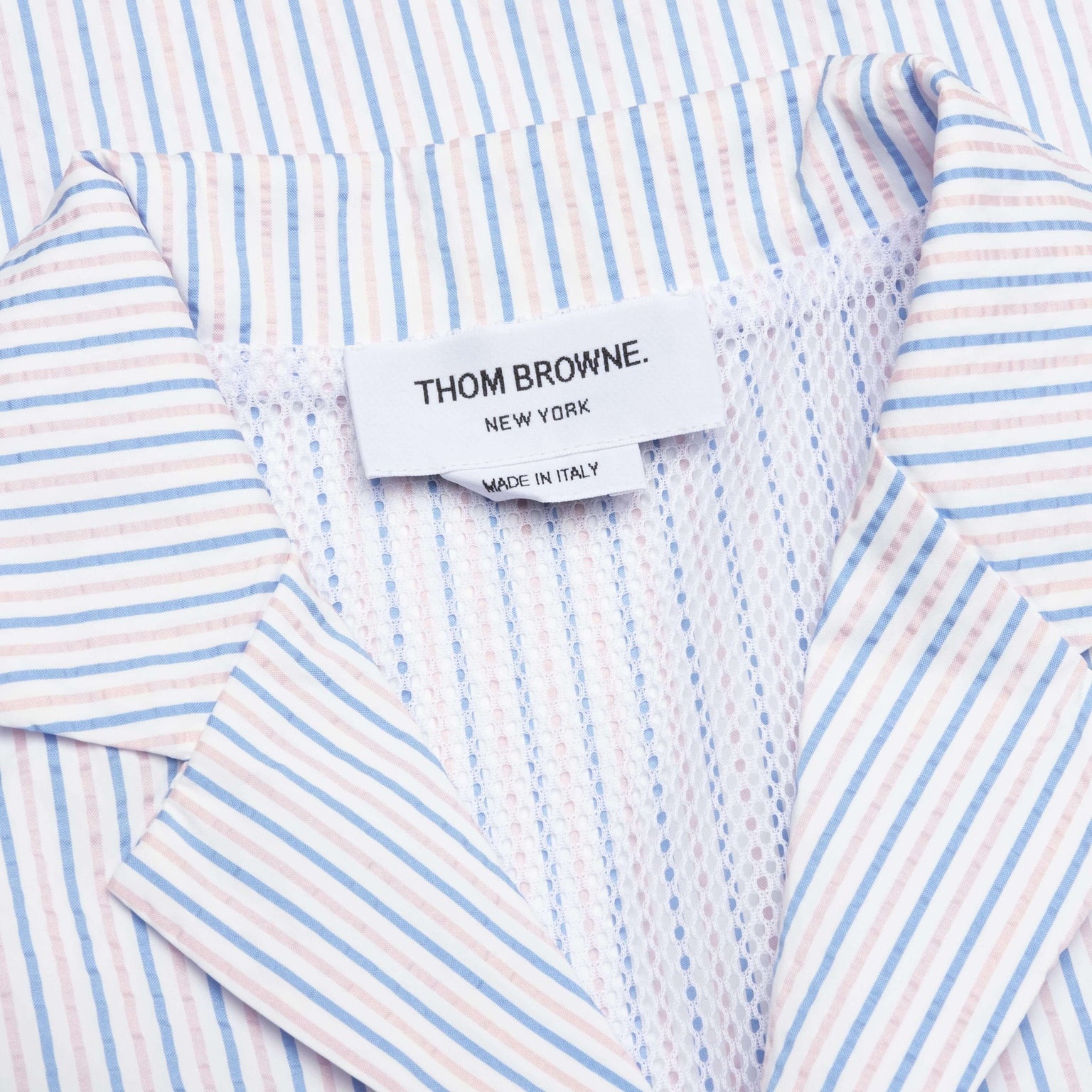 SEERSUCKER SWIM SHIRT - LIGHT BLUE - 3