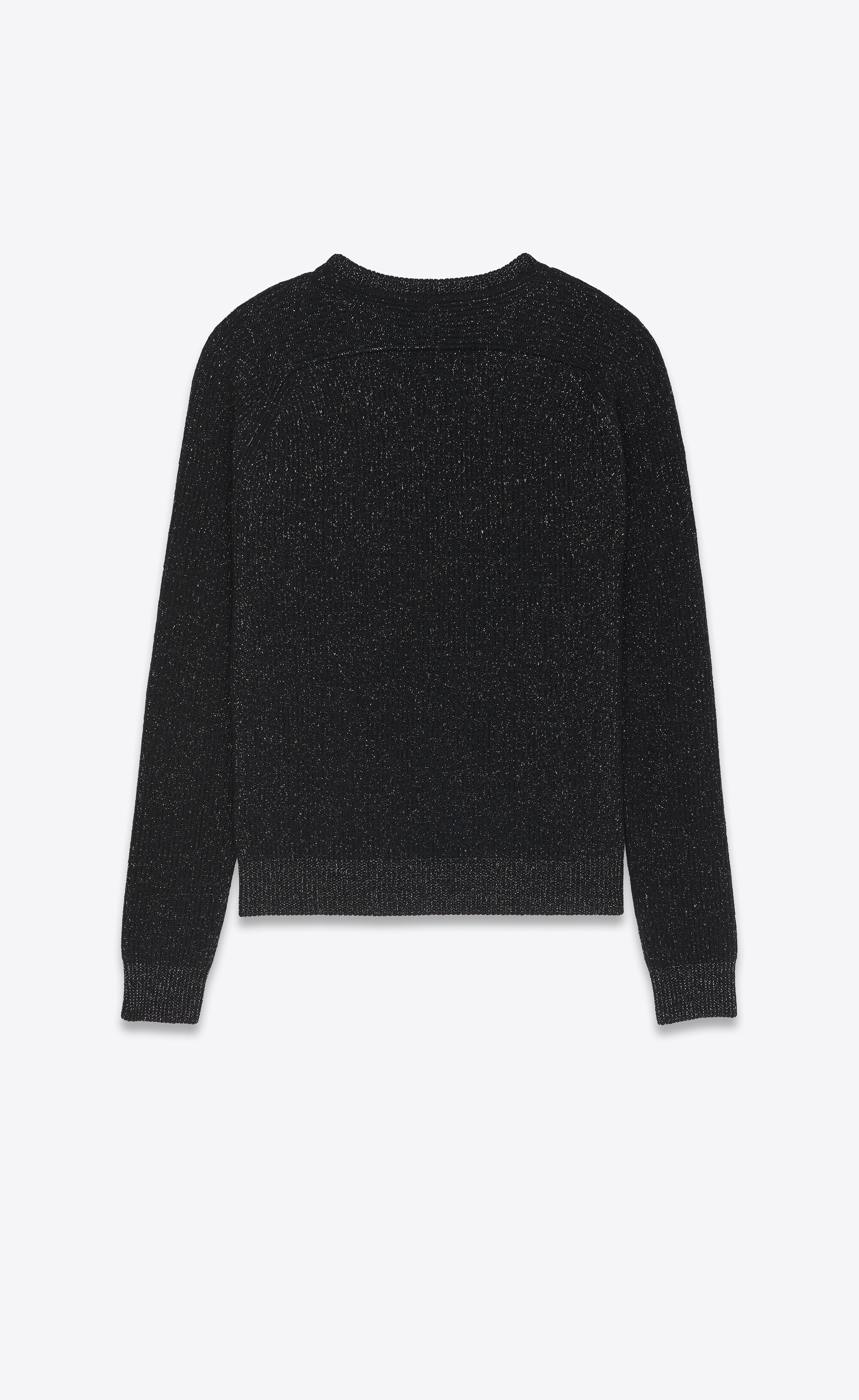 sweater in ribbed wool and cashmere - 2