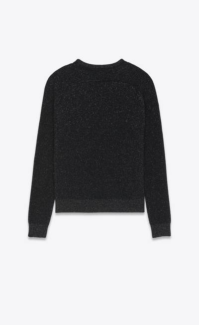 SAINT LAURENT sweater in ribbed wool and cashmere outlook