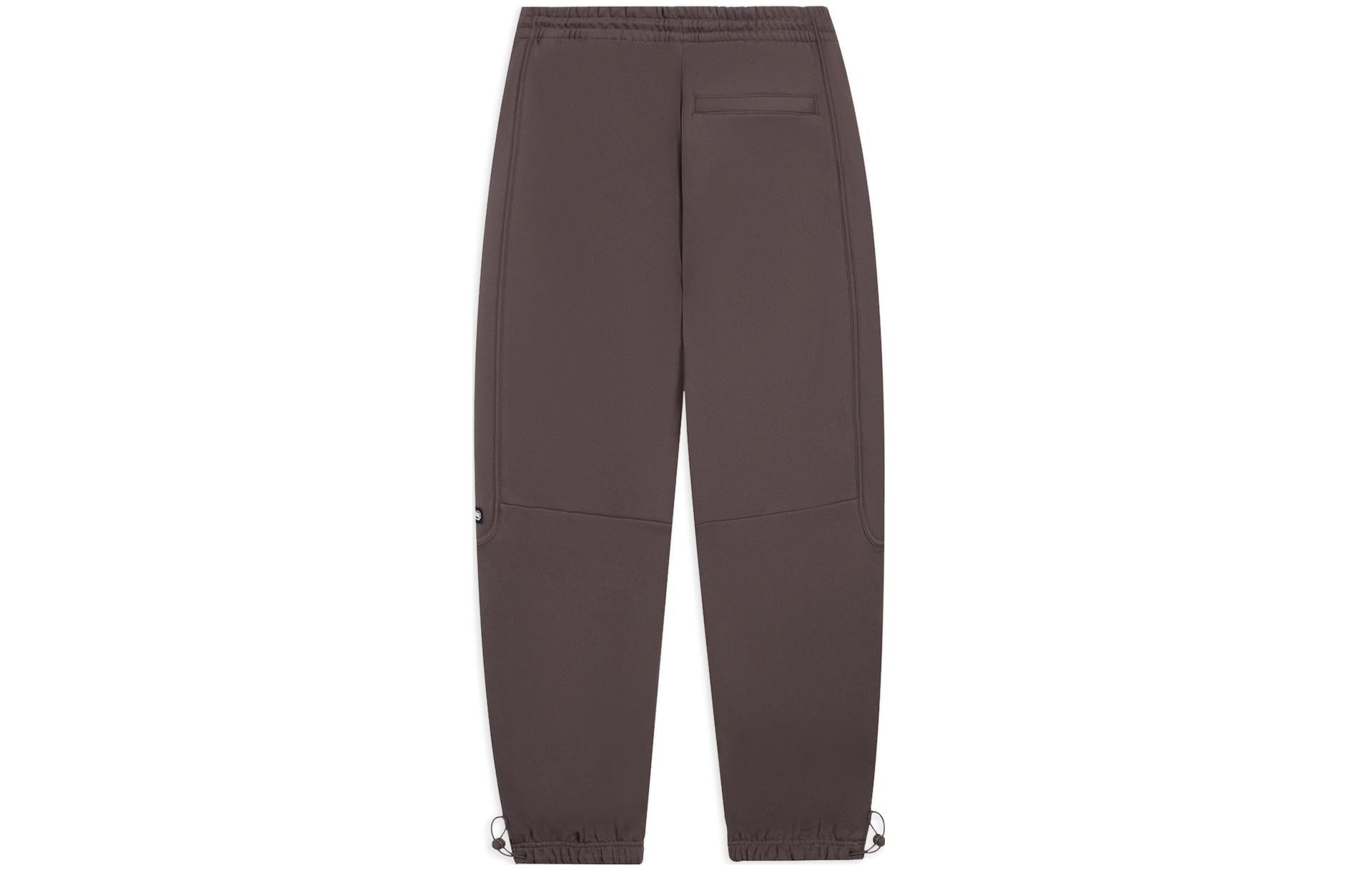 Li-Ning BadFive Logo Loose Fit Sweatpants 'Brown' AKLS643-3 - 2
