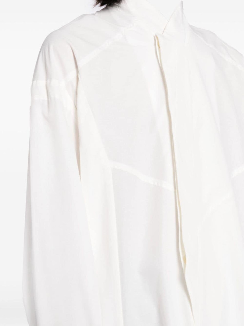 concealed-fastening cotton-blend shirt 5