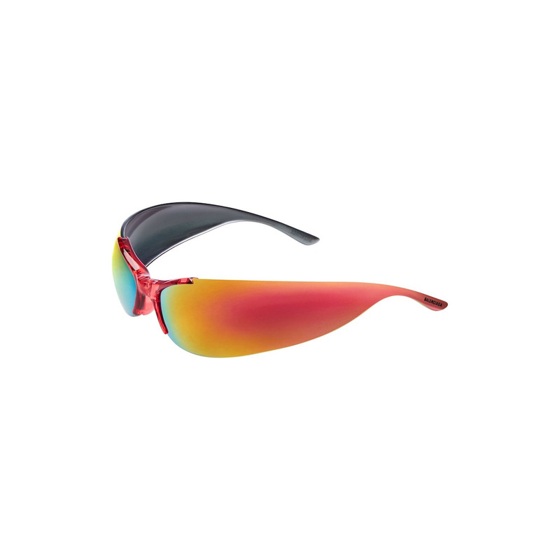 Afterhour Oval Sunglasses in Red 4