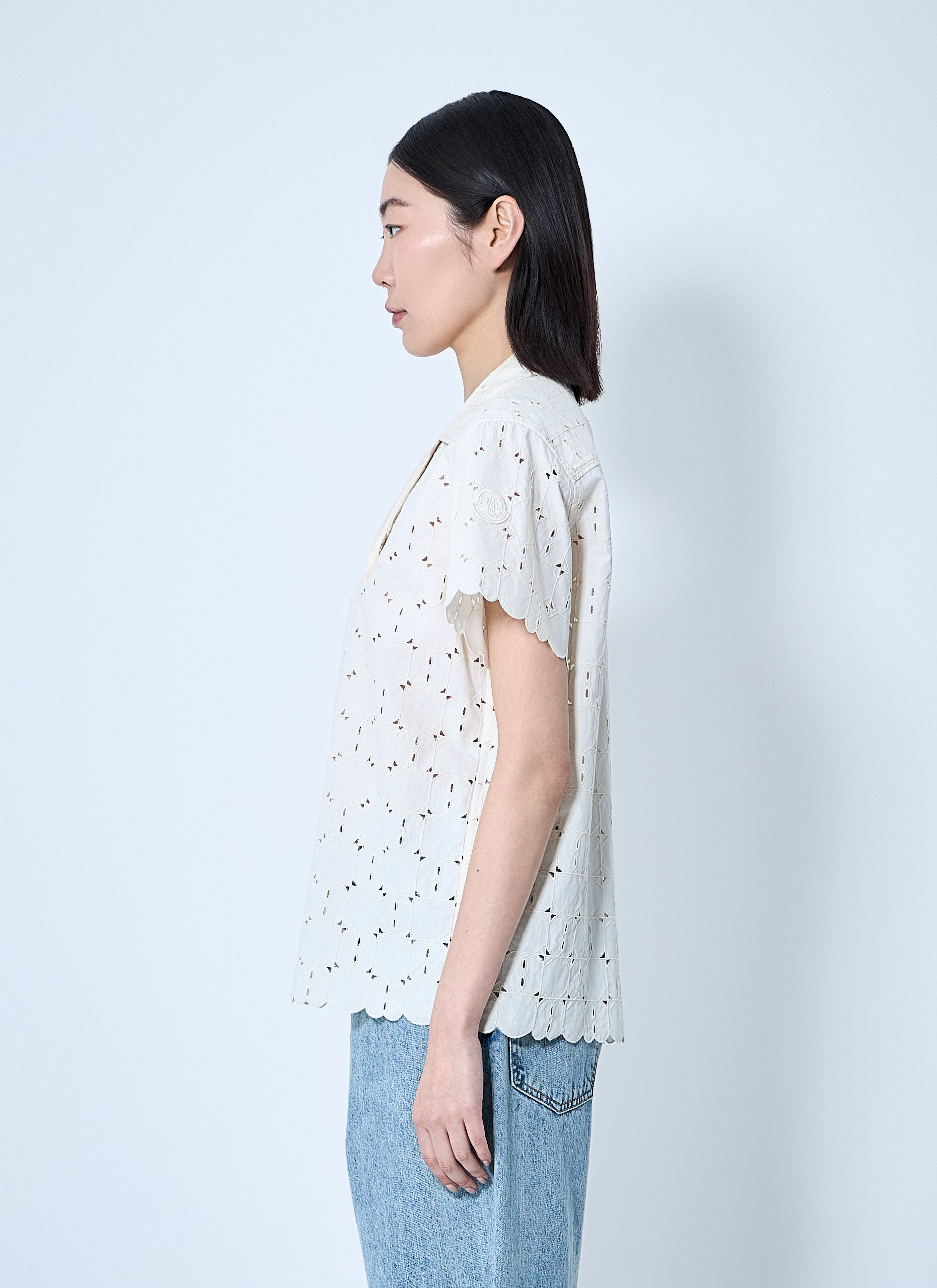 Moncler Women Lace Button-Down Shirt - 3