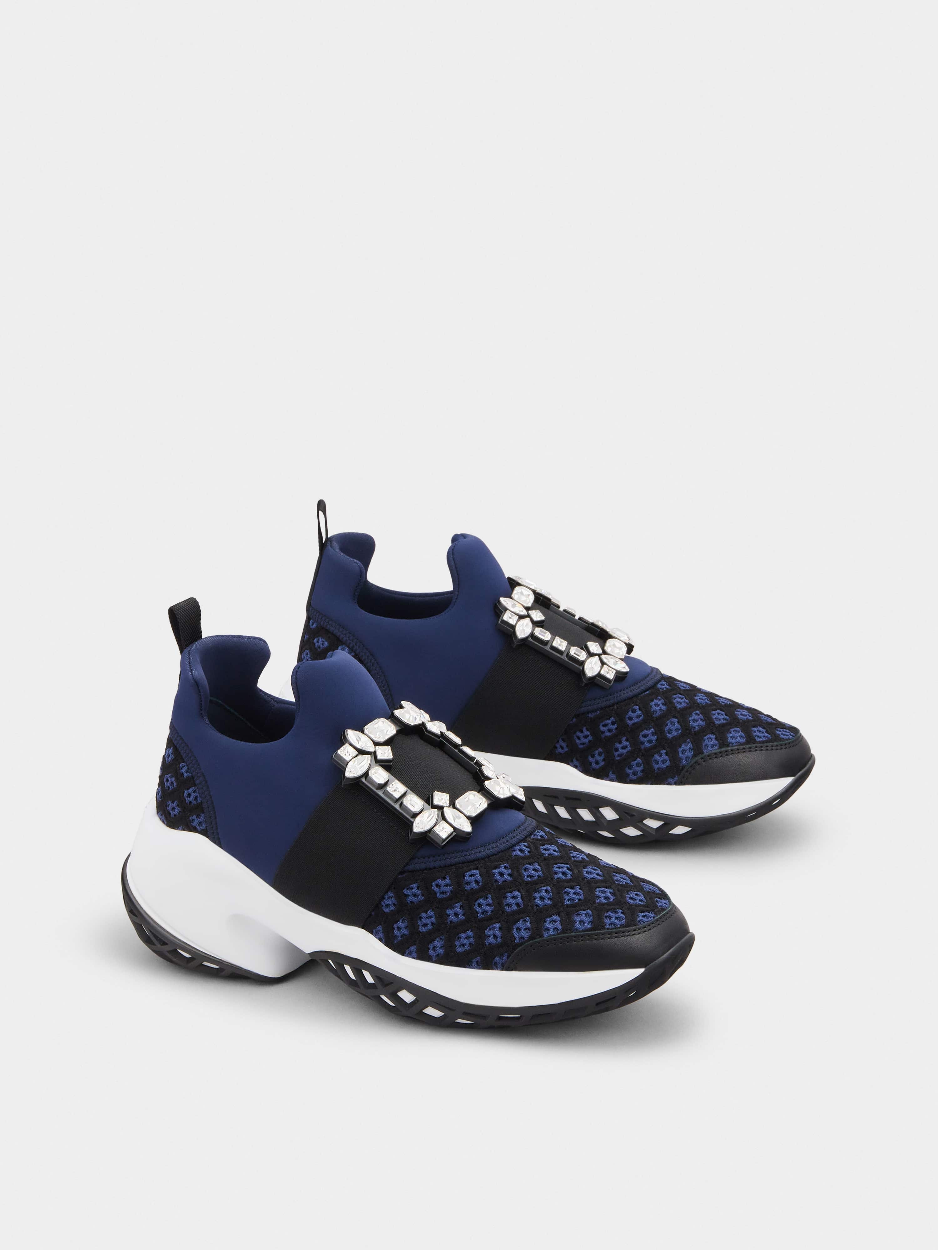 Viv' Run Strass Buckle Sneakers in Technical Fabrics - 2