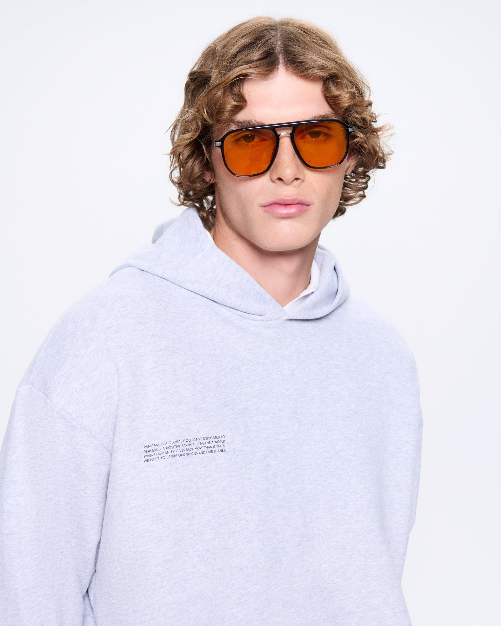 Mens 365 Midweight Hoodie - Grey Marl - 4