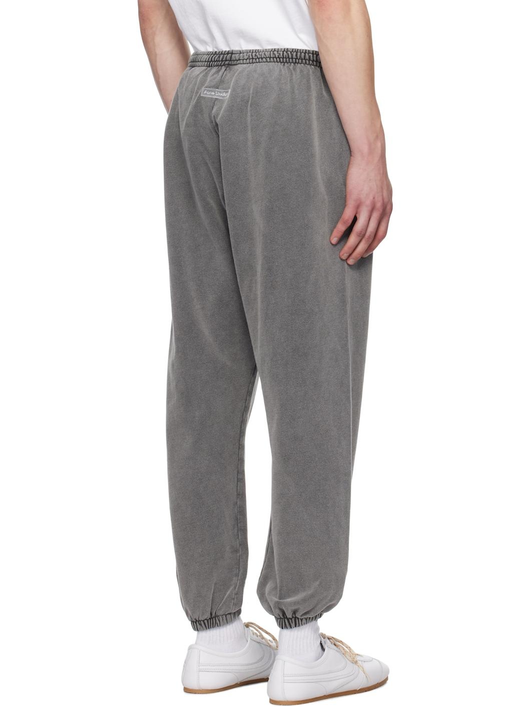 Gray Cotton Sweatpants - 3