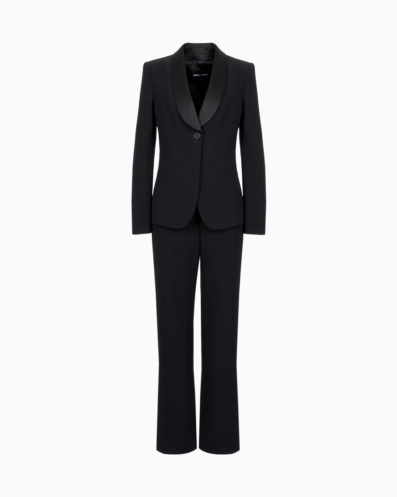 Pure silk crêpe tuxedo - 1
