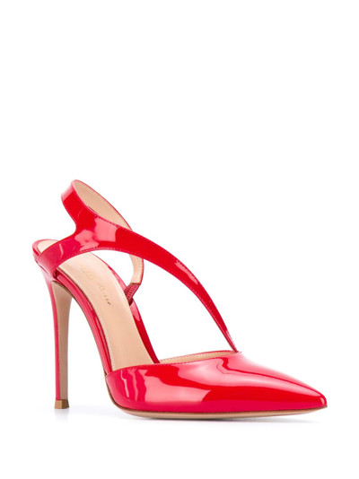 Gianvito Rossi cross strap detail pumps outlook