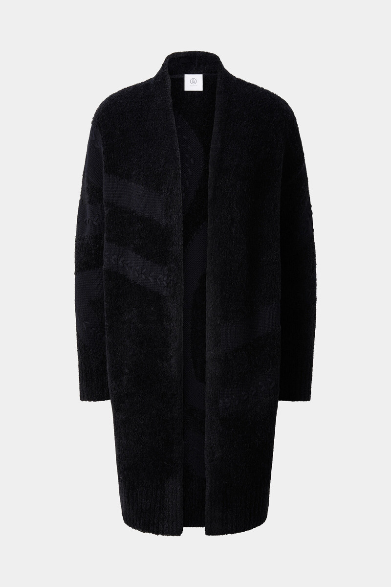 Oleana Cardigan in Black 1