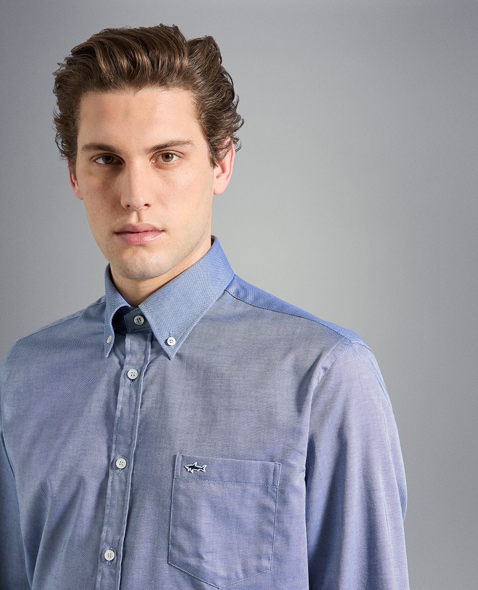 Oxford cotton shirt - 5