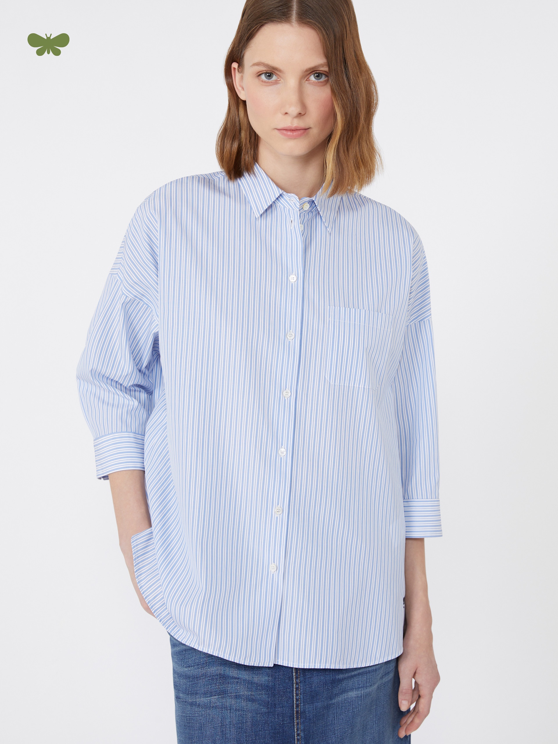 GIRALDA Flared poplin shirt - 5