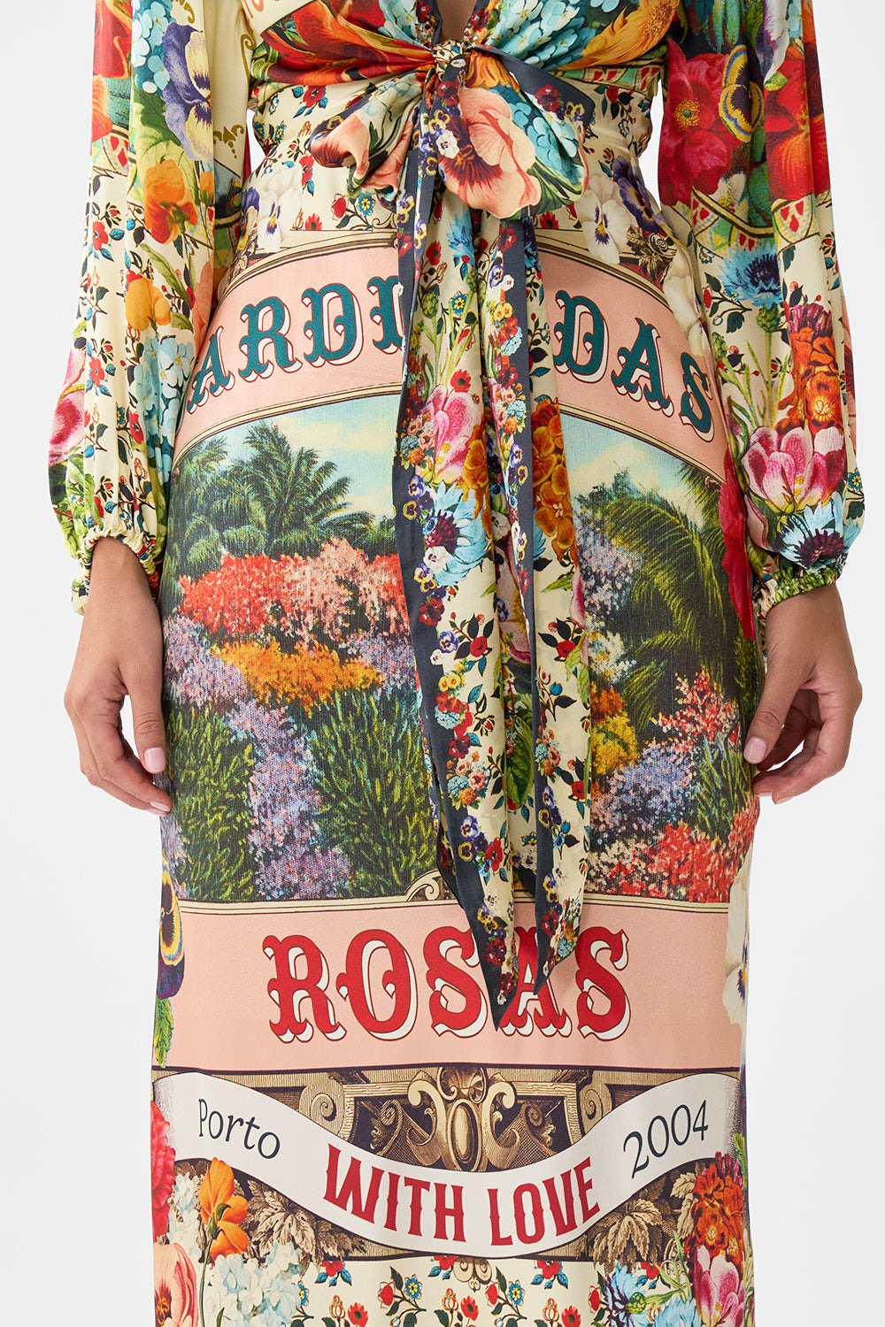 BLOUSON SLEEVE BIAS DRESS - 6