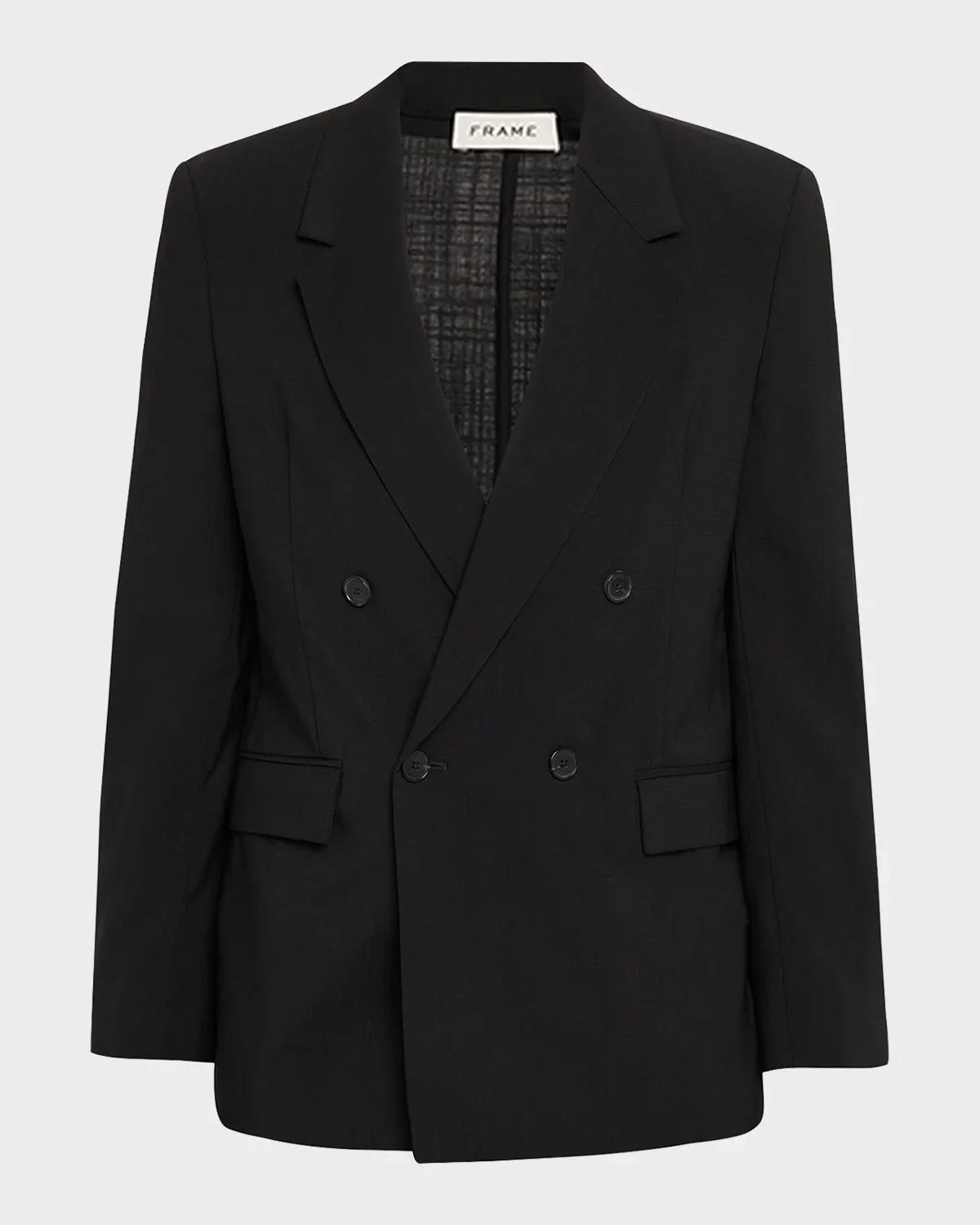 Men's Tropical Wool Double-Breasted Blazer - 1