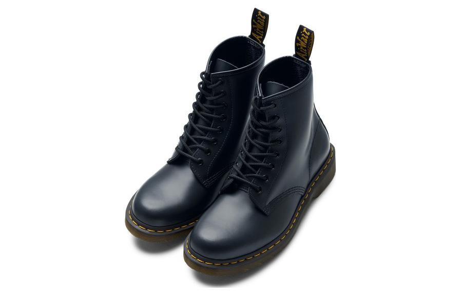 Dr. Martens 1460 Smooth Leather Lace Up Boots 'Navy Blue' 11822411 - 2