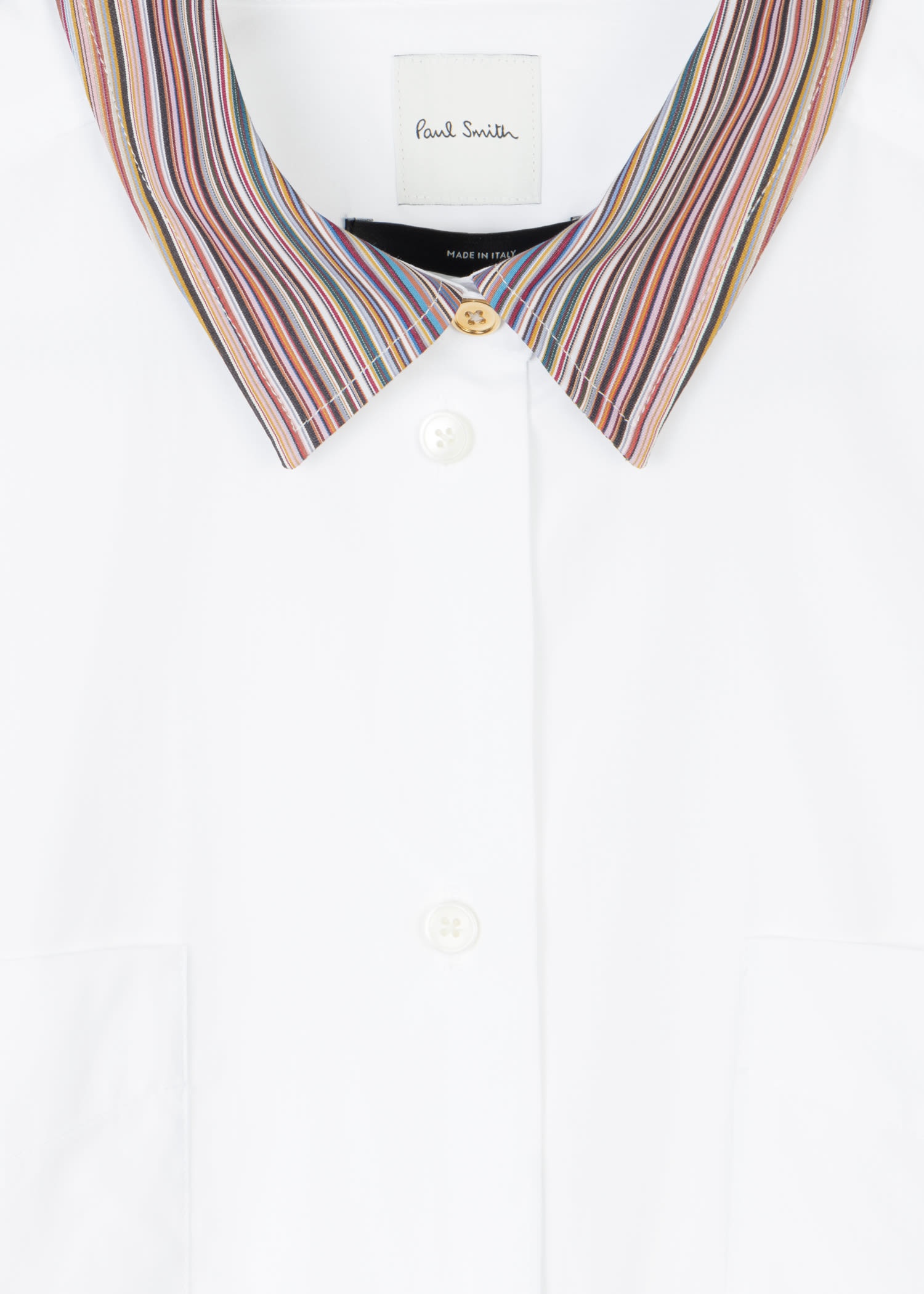 'Signature Stripe' Short-Sleeve Shirt - 2