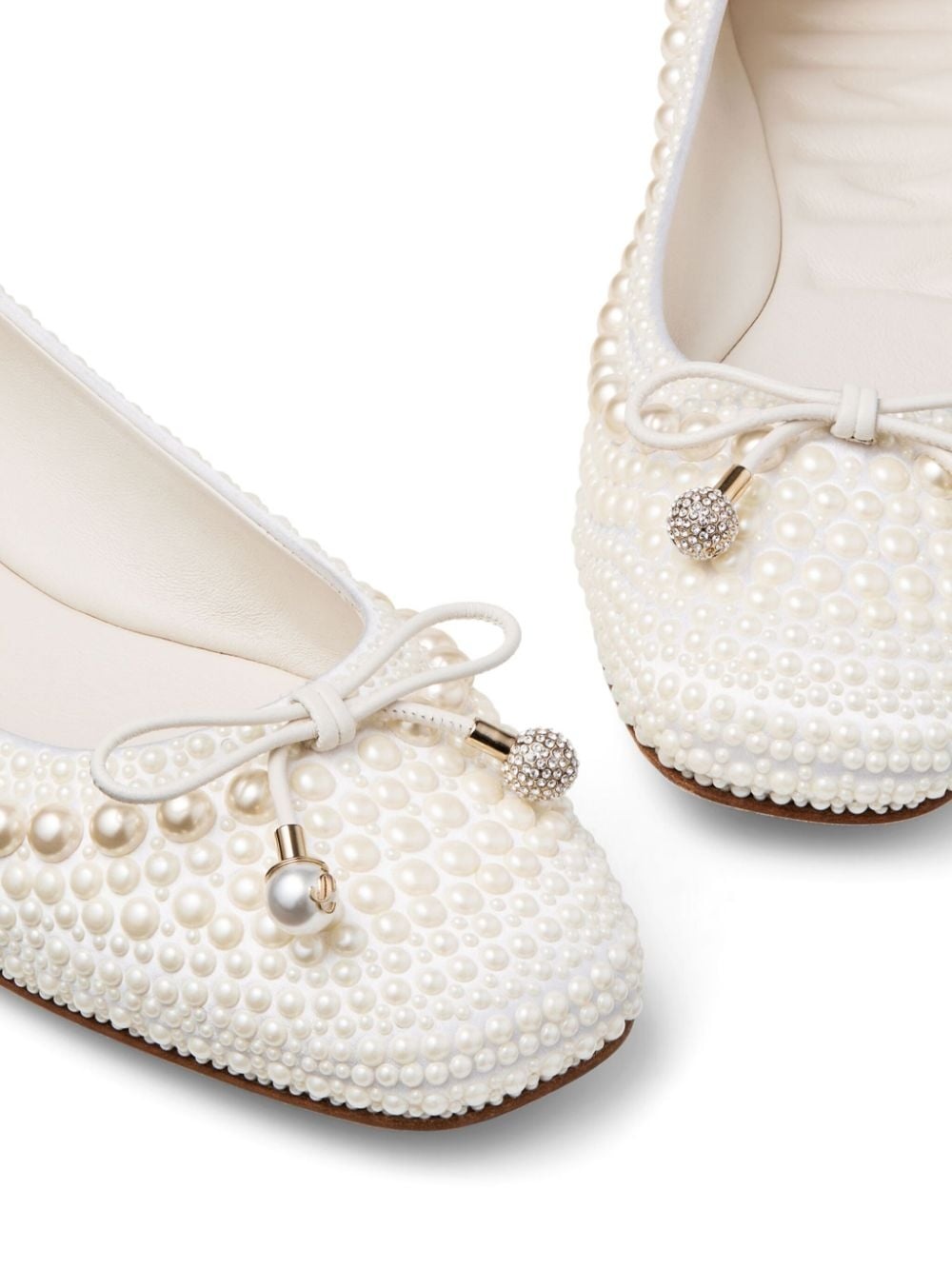 Elme pearl-embellished ballerina shoes - 5