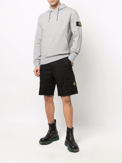 Stone Island Compass-badge logo hoodie outlook