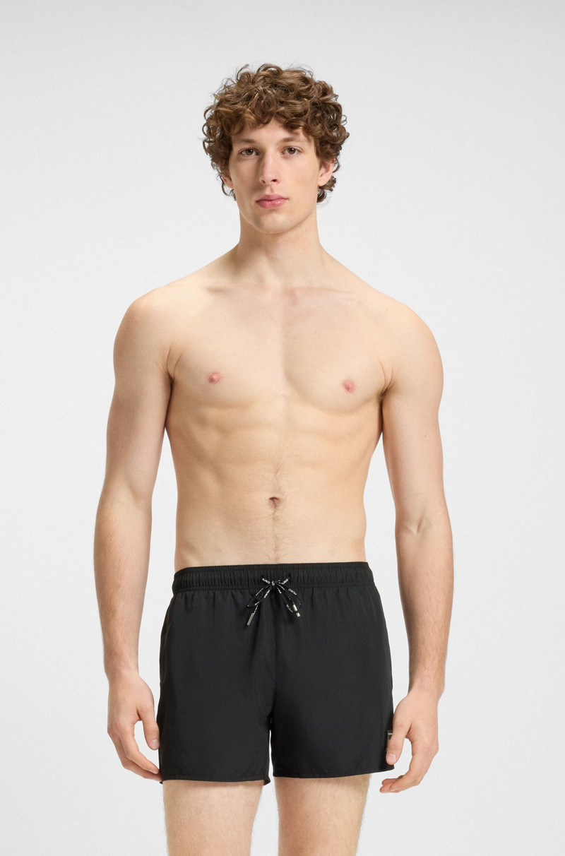 LOGO DETAIL을 가진 가득 차있는 SWIM SHORTS 2